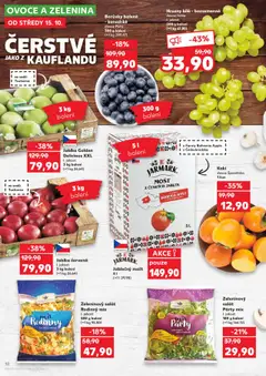 Náhled letáku Borůvky balené - kanadské, dovoz Peru, 300 g balení od 15.10.2025 | Strana: 10
