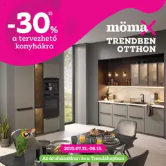Mömax Akciós újság - amely érvényes a következő dátumtól: 31.07.2025