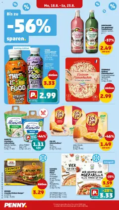 Penny Prospekt 	 - gültig ab dem 18.08.2025 | Seite: 10 | Produkte: Creme, Kuchen, Frischkase, Zitronen