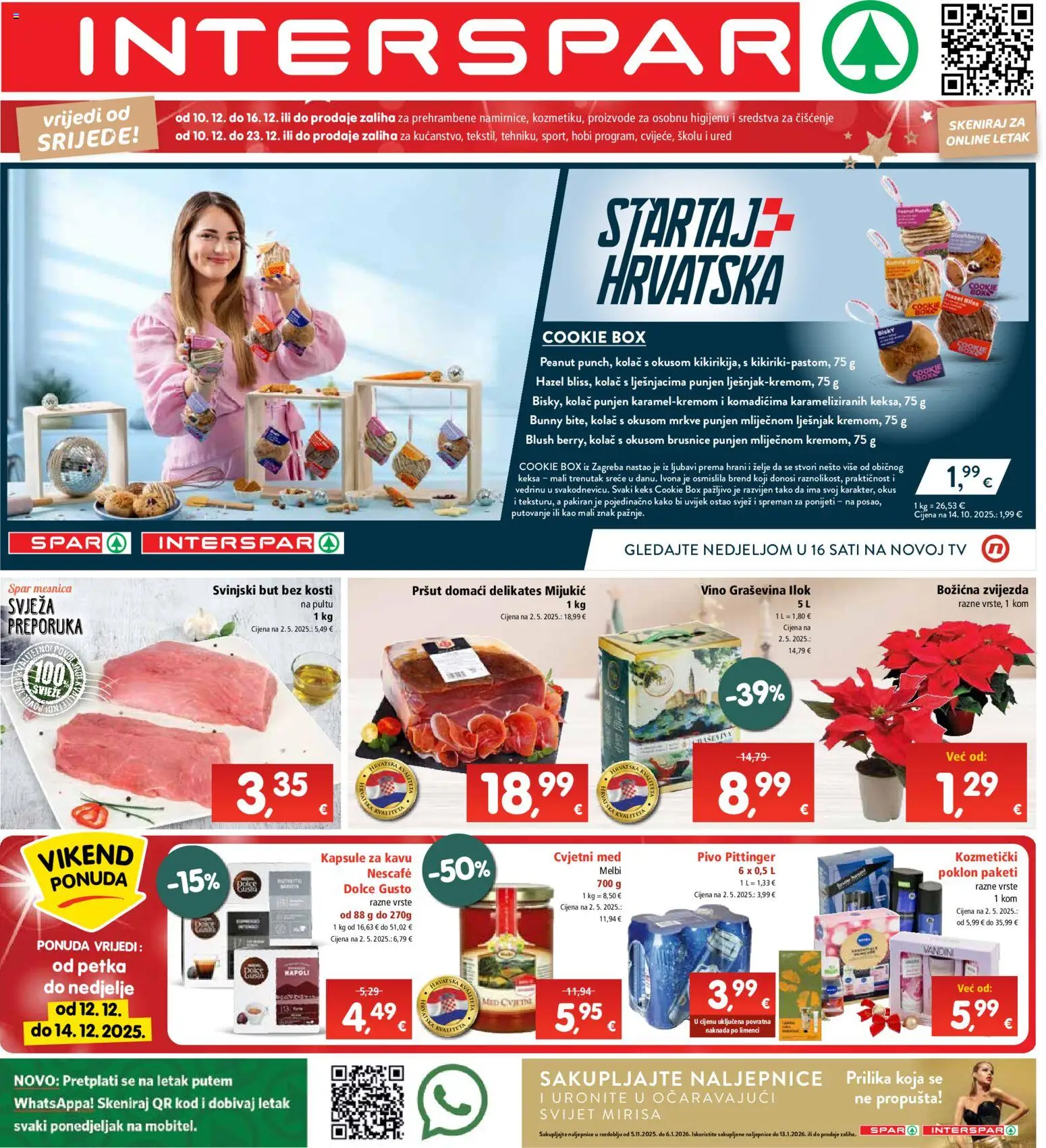 Interspar katalog | vrijedi od 10.12.2025 | Stranica: 1 | Proizvodi: Dolce Gusto, Vino, Zelje, Kapsule za kavu