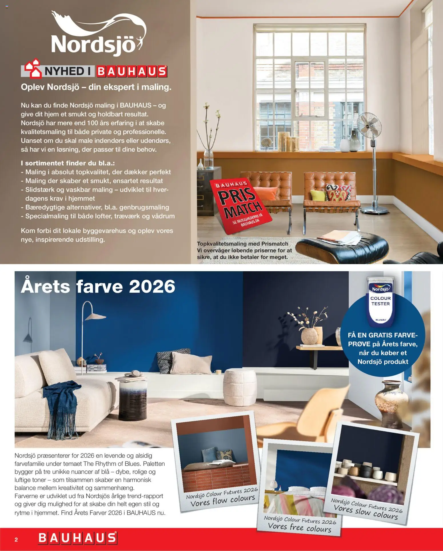 Bauhaus tilbudsavis – gyldig fra 31.10.2025 | Side: 2 | Produkter: Søm, Maling