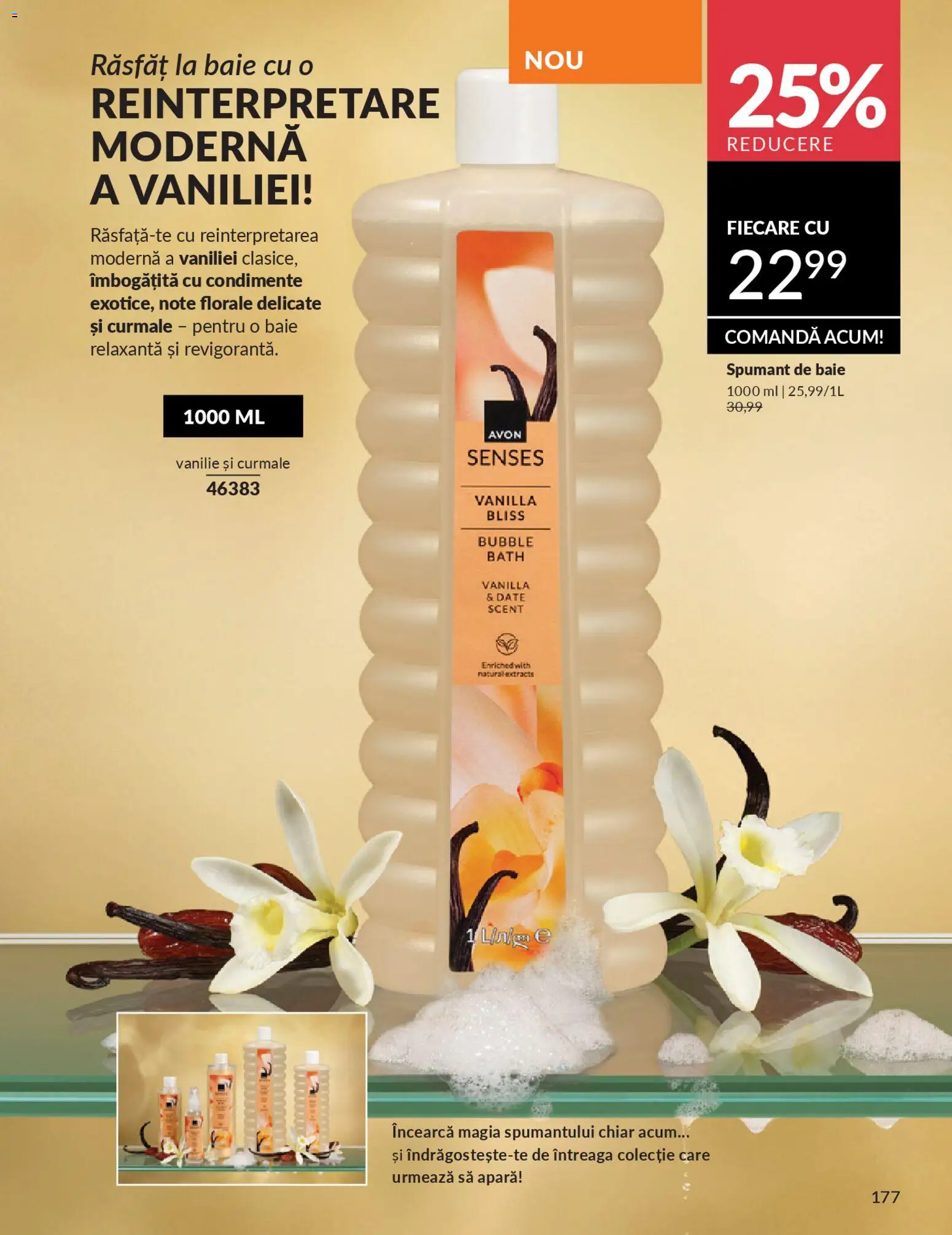 Noul catalog Avon – valabil de la 01.01.2026 | Pagină: 179 | Produse: Condimente, Spumant de baie