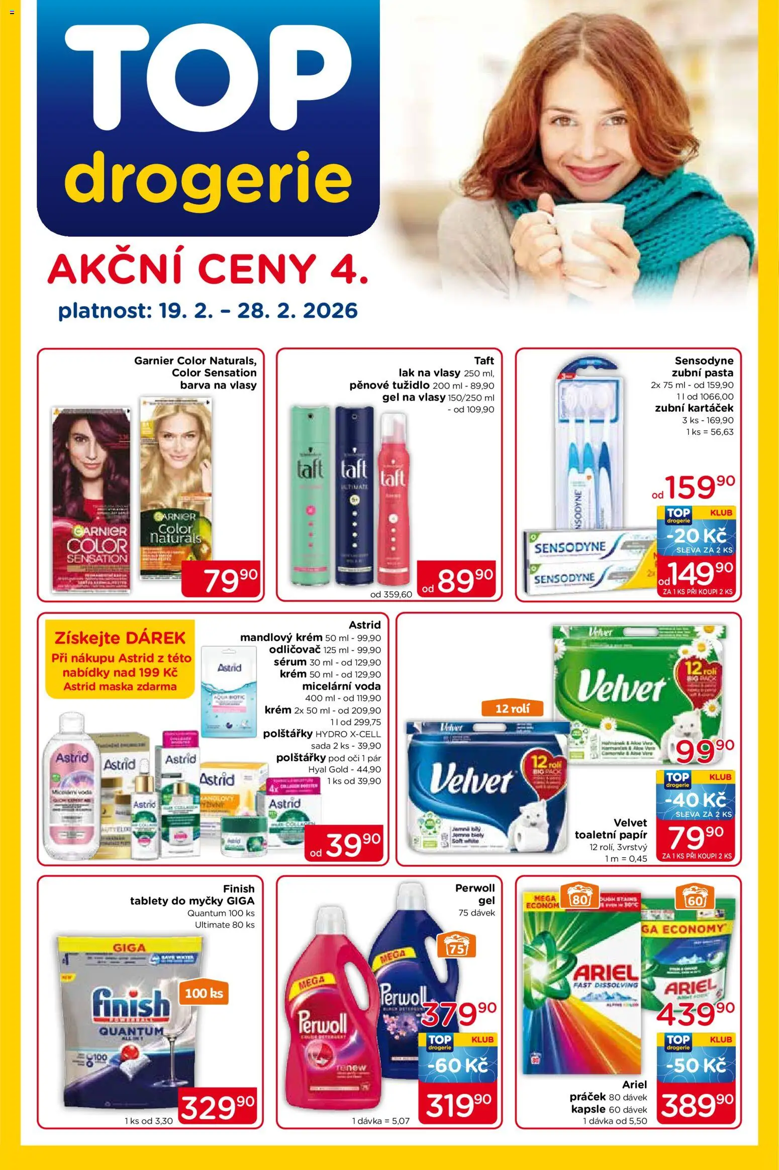Top drogerie leták od 19.02.2026 | Strana: 1