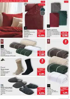 Ženske čarape, mekane od umjetnih vlakana vel. 35/38-39/42 razne boje pakiranje - Pregled kataloga iz trgovine Kaufland, vrijedi od 03.12.2025 | Stranica: 3