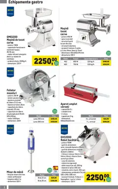 Ofertele Metro valabile de la 01.10.2025 | Pagină: 2 | Produse: Mașină de tocat, Feliator, Robot, Cartofi