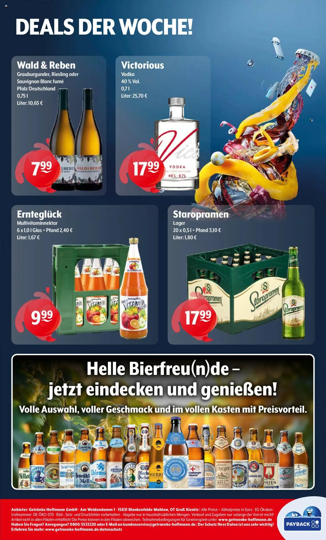 Getränke Hoffmann Prospekt - gültig ab dem 11.08.2025 | Seite: 8 | Produkte: Erdinger, Vodka