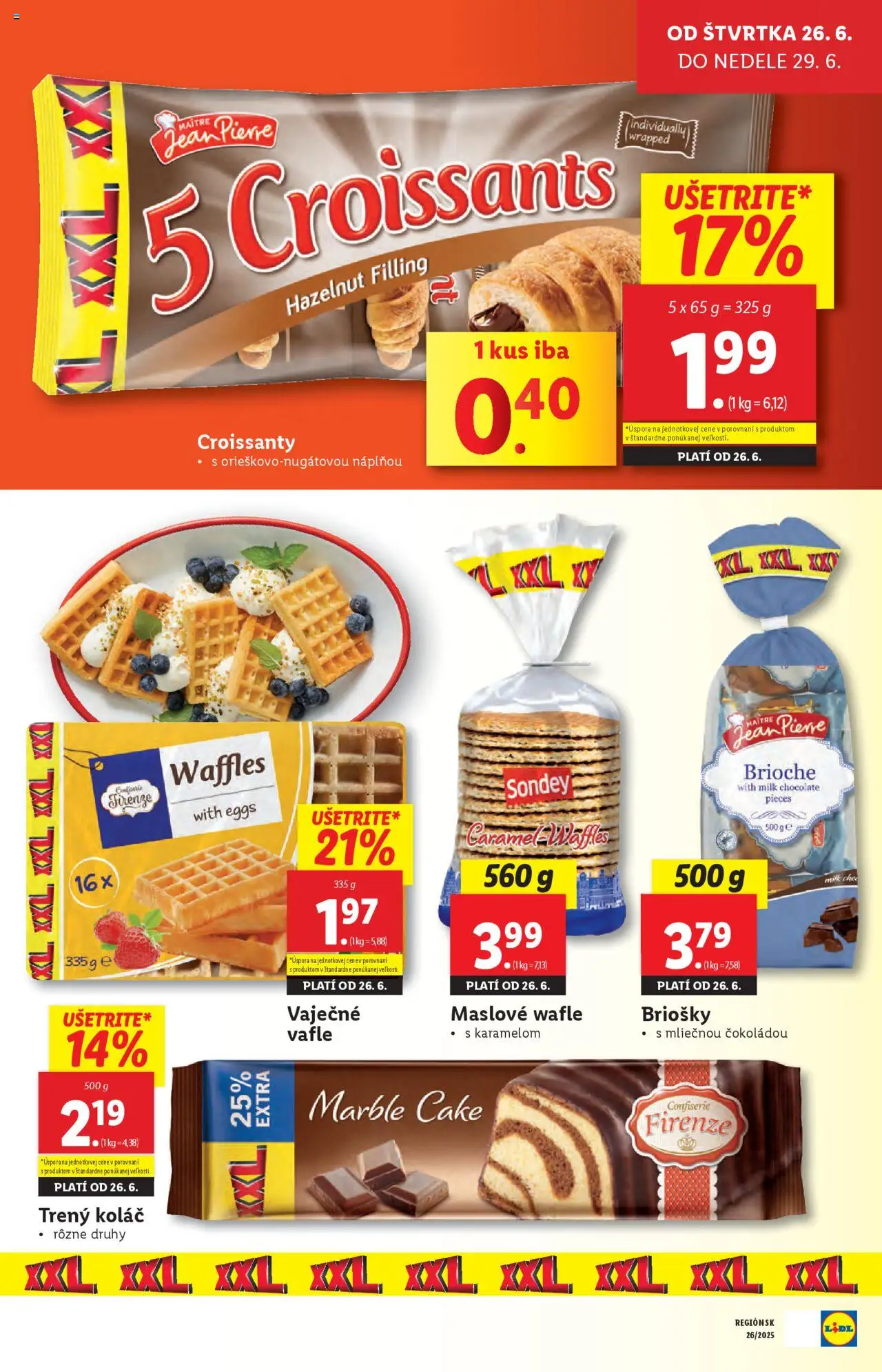 Lidl leták │ platný od 23.06.2025 | Strana: 37 | Produkty: Croissant, Stan, Koláč