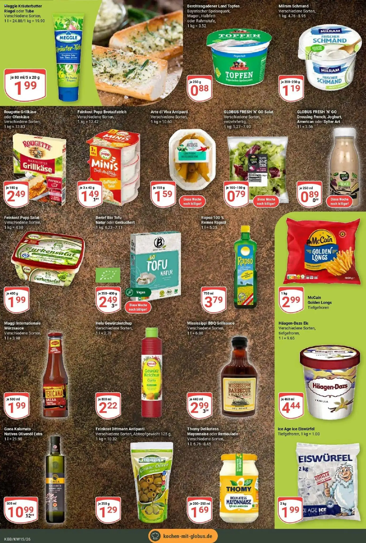 Globus prospekt Koblenz-Bubenheim	 – gültig ab 07.04.2026 | Seite: 18 | Produkte: Mayonnaise, Ketchup, Eis, Salat