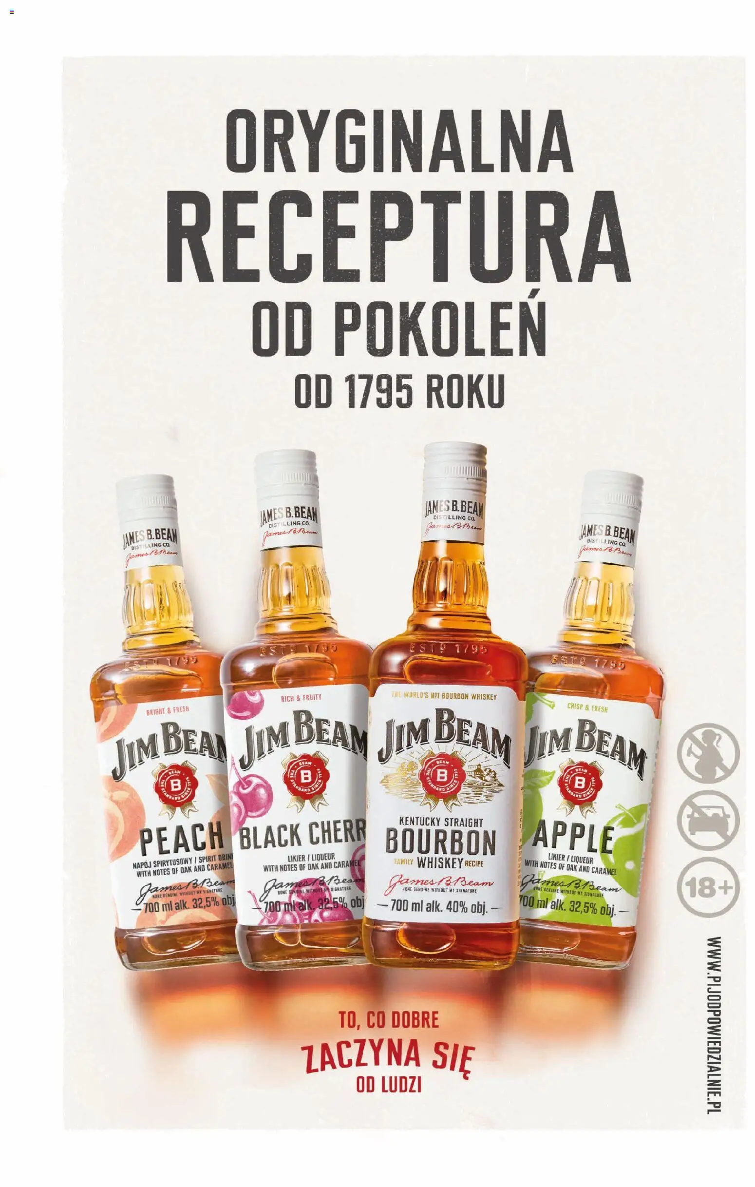 Biedronka gazetka - Czas na toast od 03.11.2025 | Strona: 36 | Produkty: Bourbon, Jim Beam, Jim Beam apple