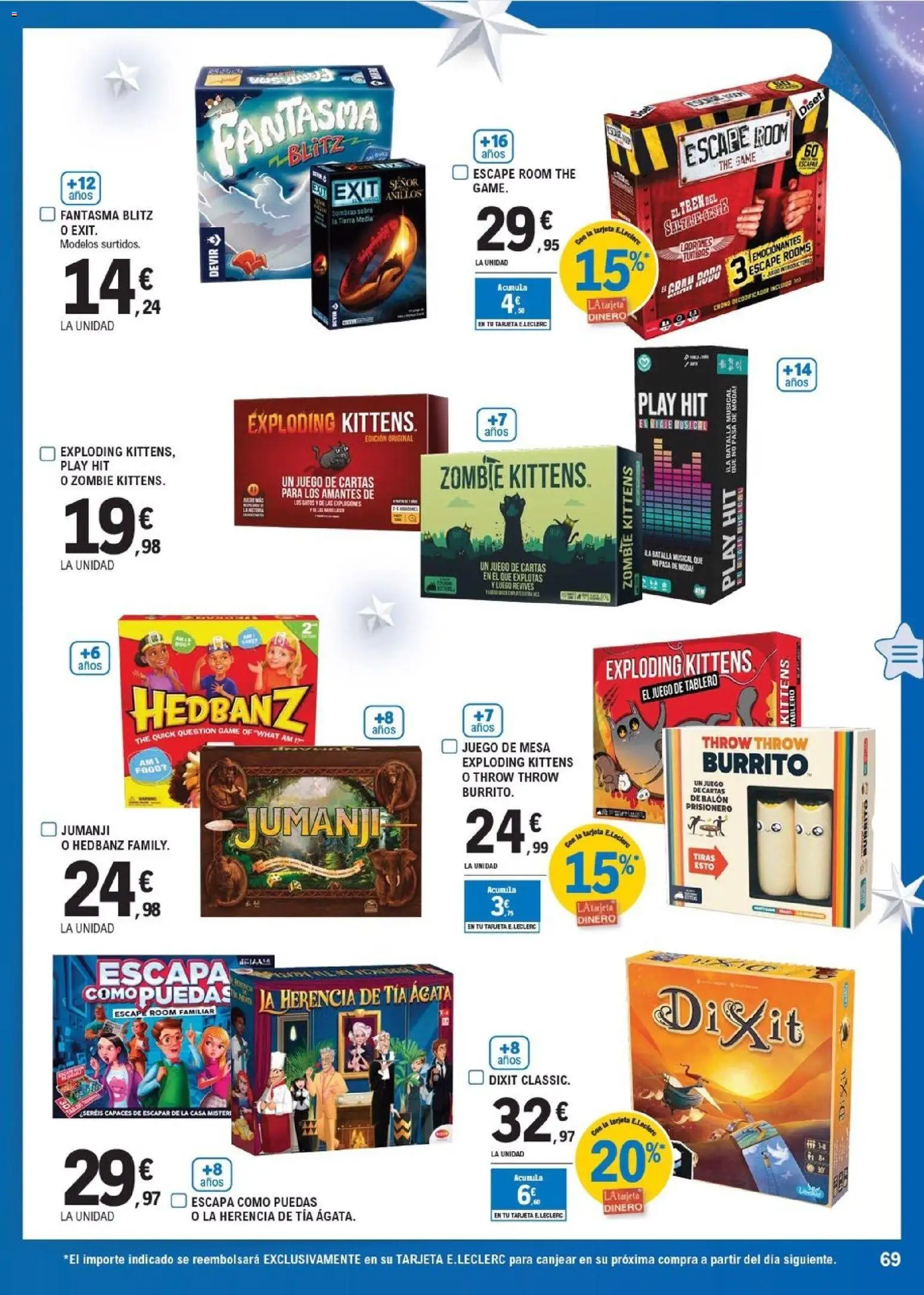 E.Leclerc - Juguetes  │ válido desde el 03.11.2025 | Página: 69 | Productos: Anillos, Mesa