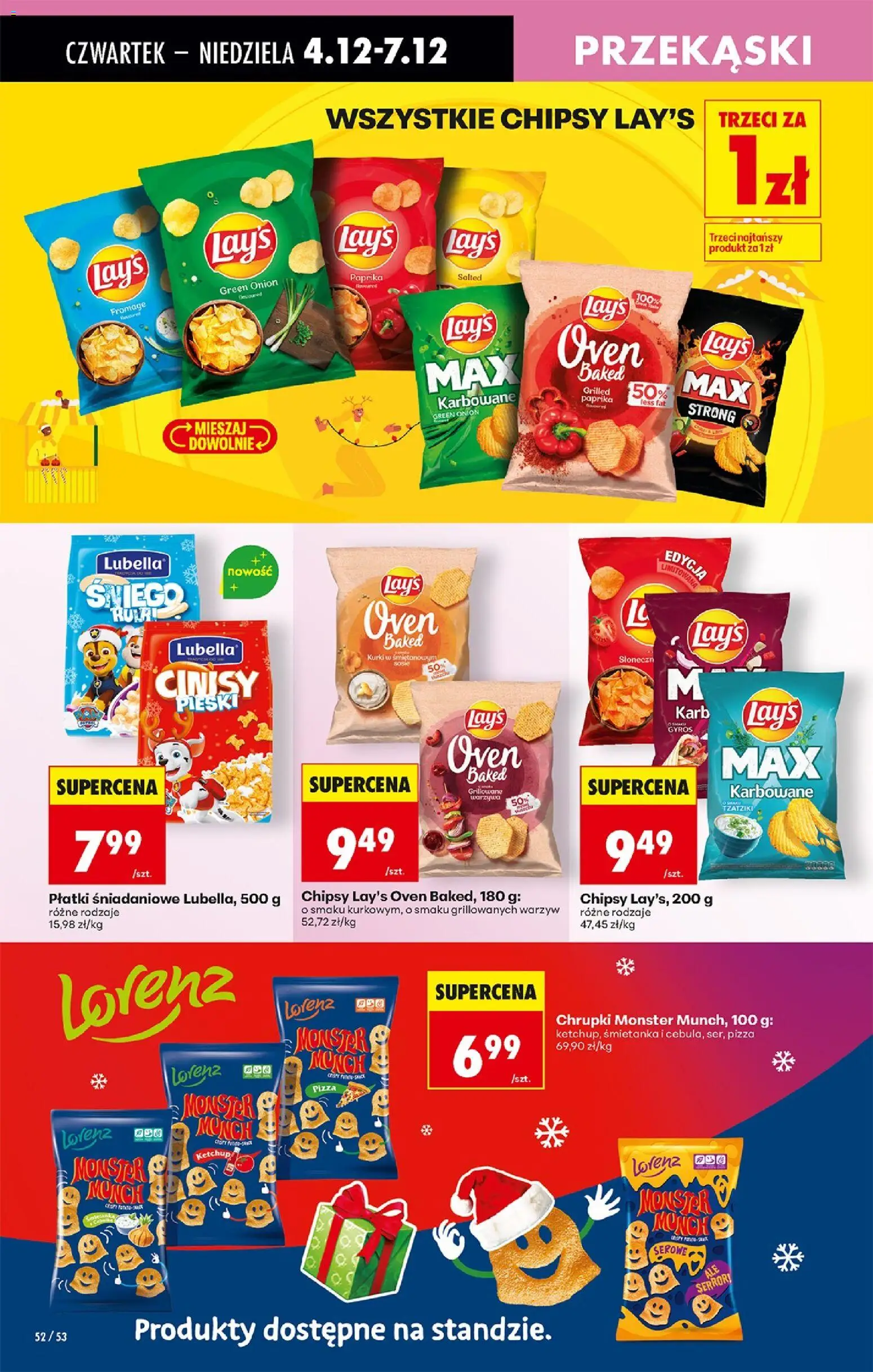 Biedronka gazetka - Oferta w tym tygodniu od 04.12.2025 | Strona: 66 | Produkty: Chipsy, Chrupki, Pizza, Warzywa