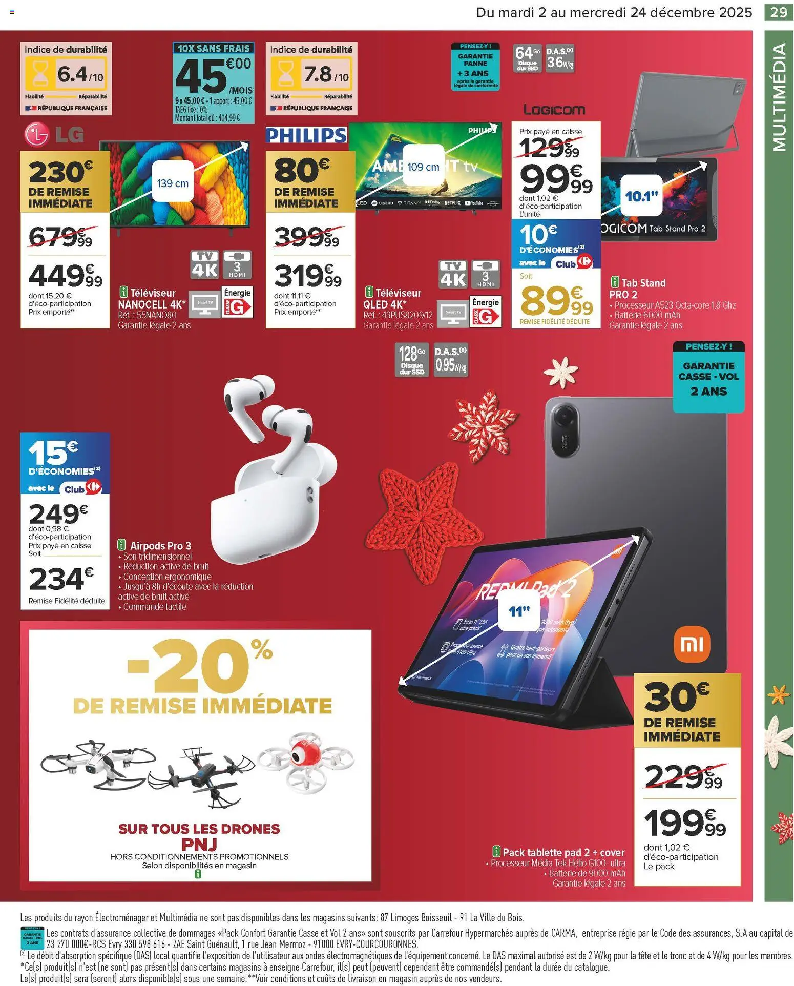 {H1} | Page: 31 | Produits: Tablette, Televiseur, Batterie, Smart TV