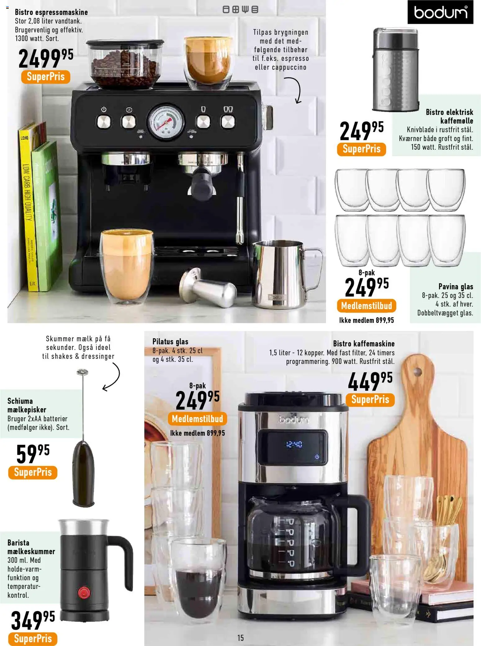 Imerco tilbudsavis – gyldig fra 27.12.2025 | Side: 15 | Produkter: Mælk, Batterier, Kaffemaskine