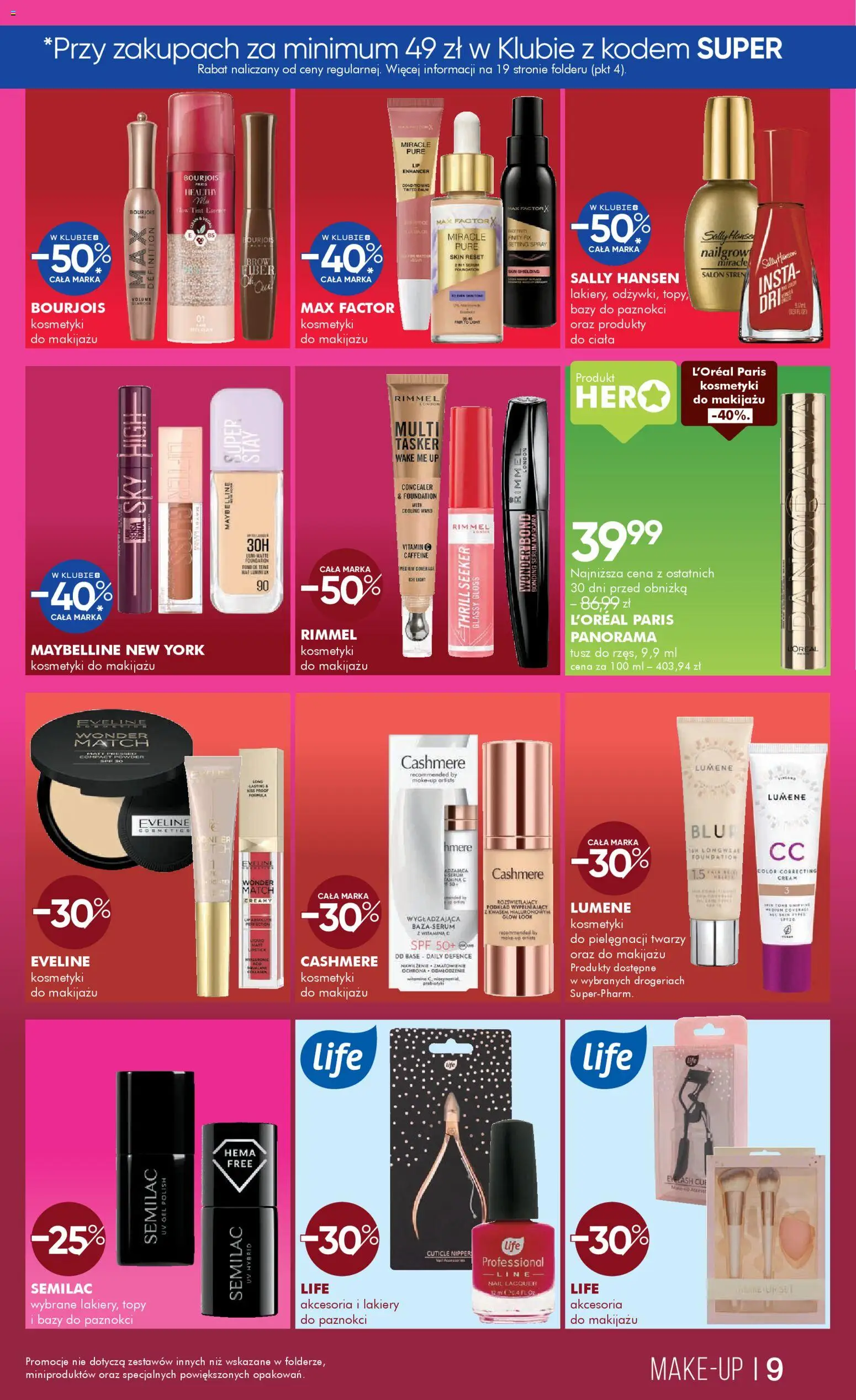 Super-pharm Gazetka od 12.12.2025 | Strona: 9 | Produkty: Kosmetyki, Lakiery