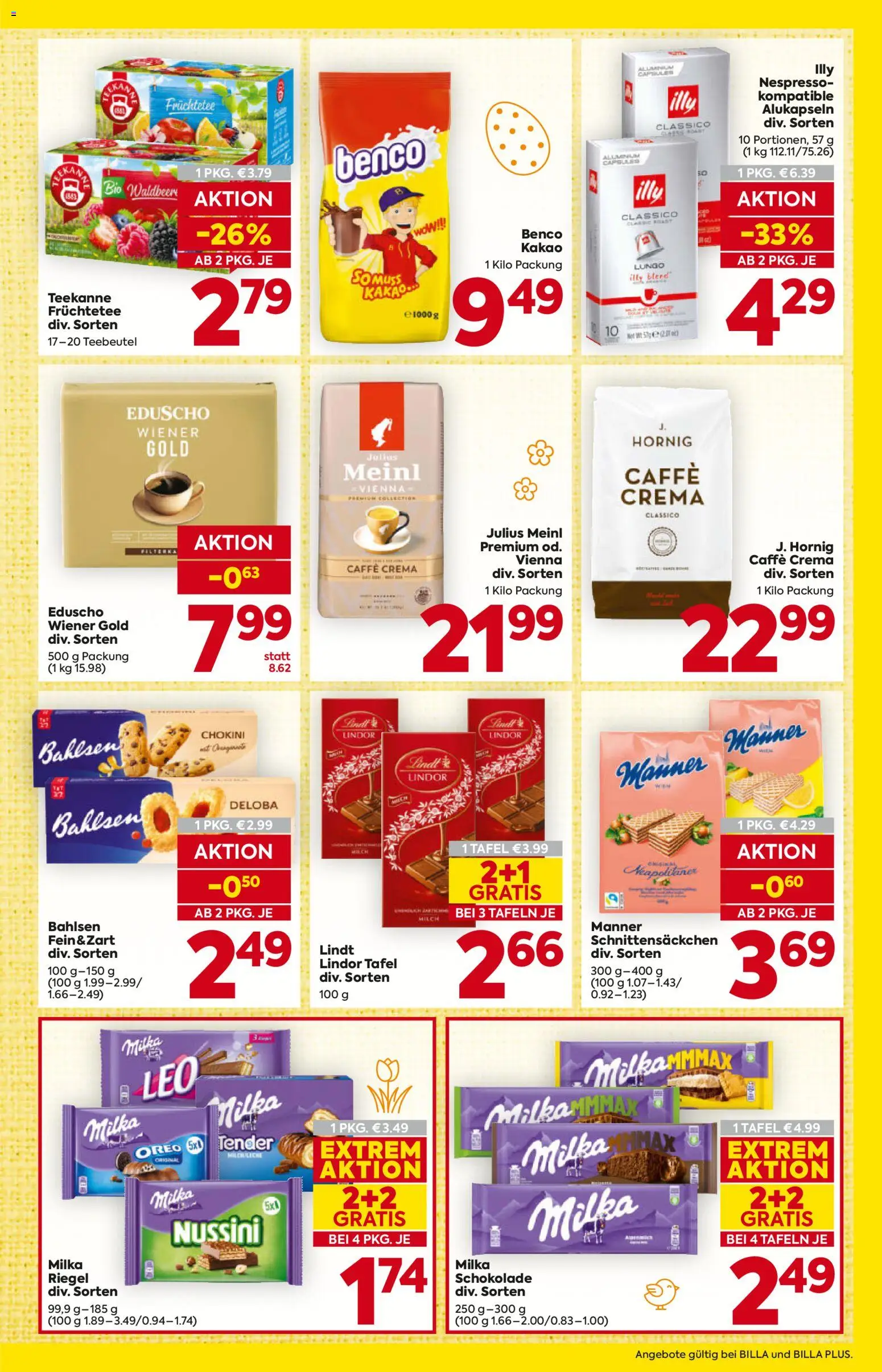 Billa Flugblatt - Kärnten gültig ab 19.03.2026 | Seite: 17 | Produkte: Milch, Schokolade