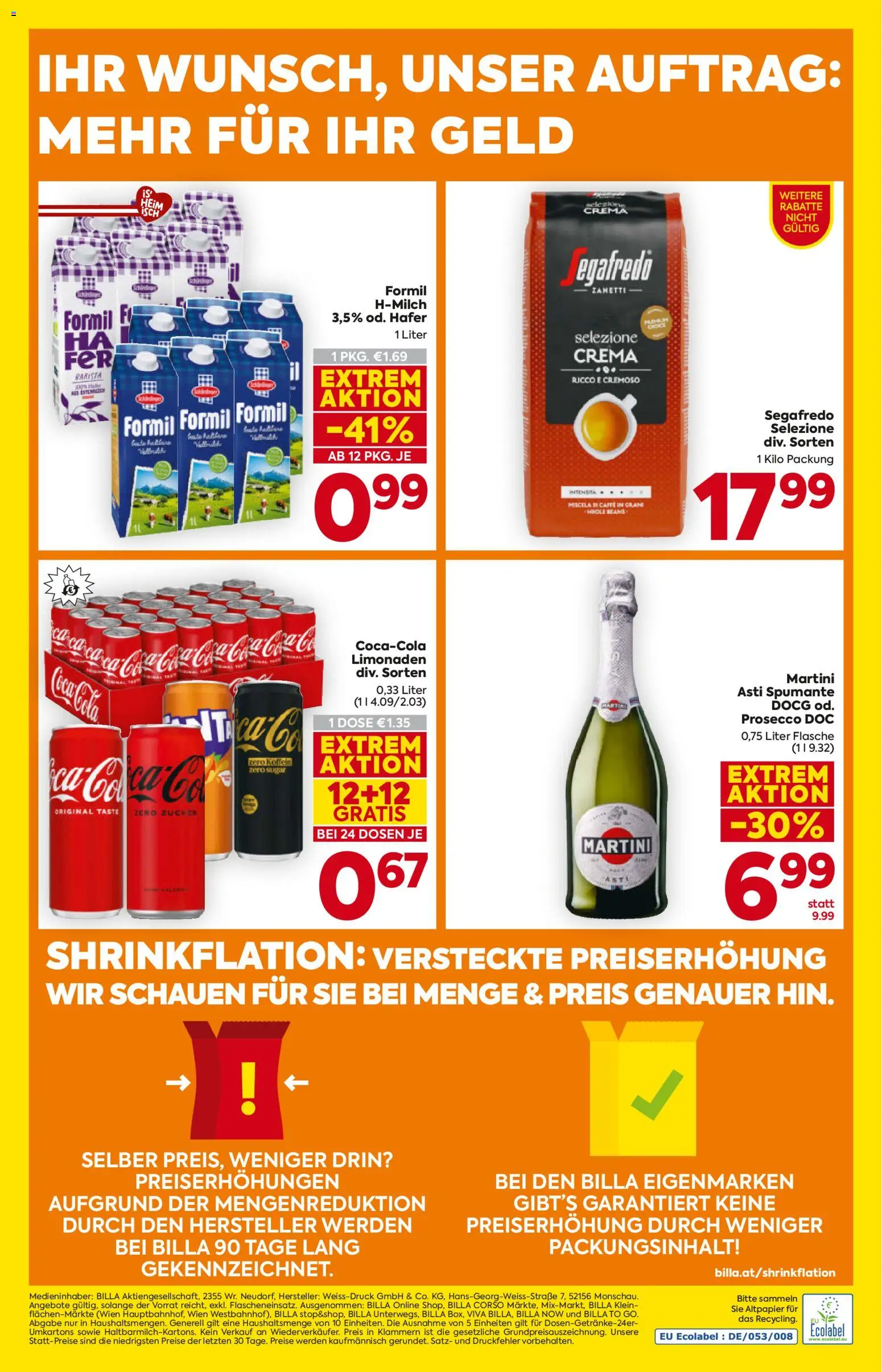 Billa AT akciós ujság - amely érvényes a következő dátumtól: 05.02.2026 | Oldal: 16