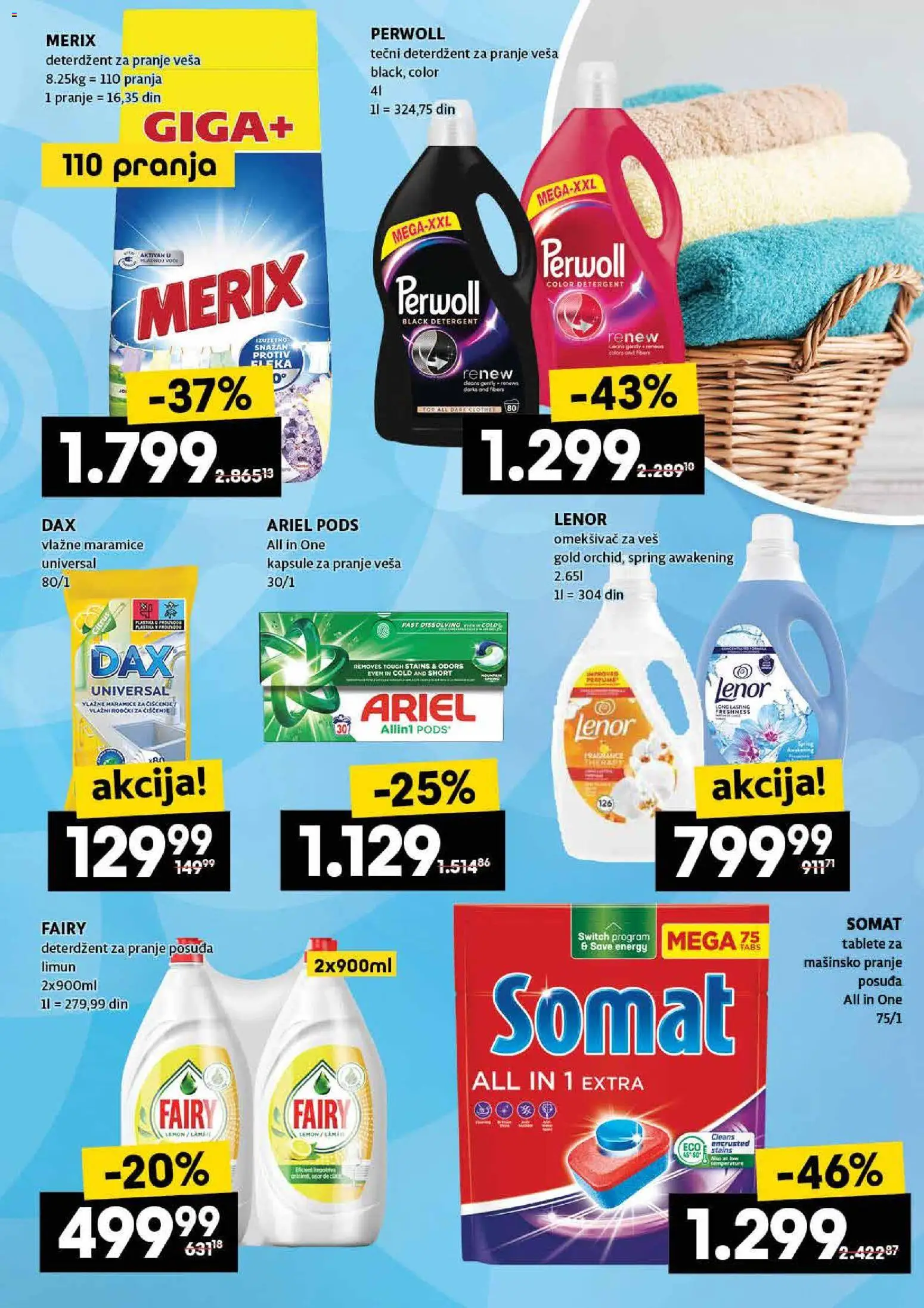 Idea katalog - važi od 13.11.2025 | Strana: 31 | Proizvode: Deterdžent, Tečni deterdžent, Perwoll, Omekšivač za veš