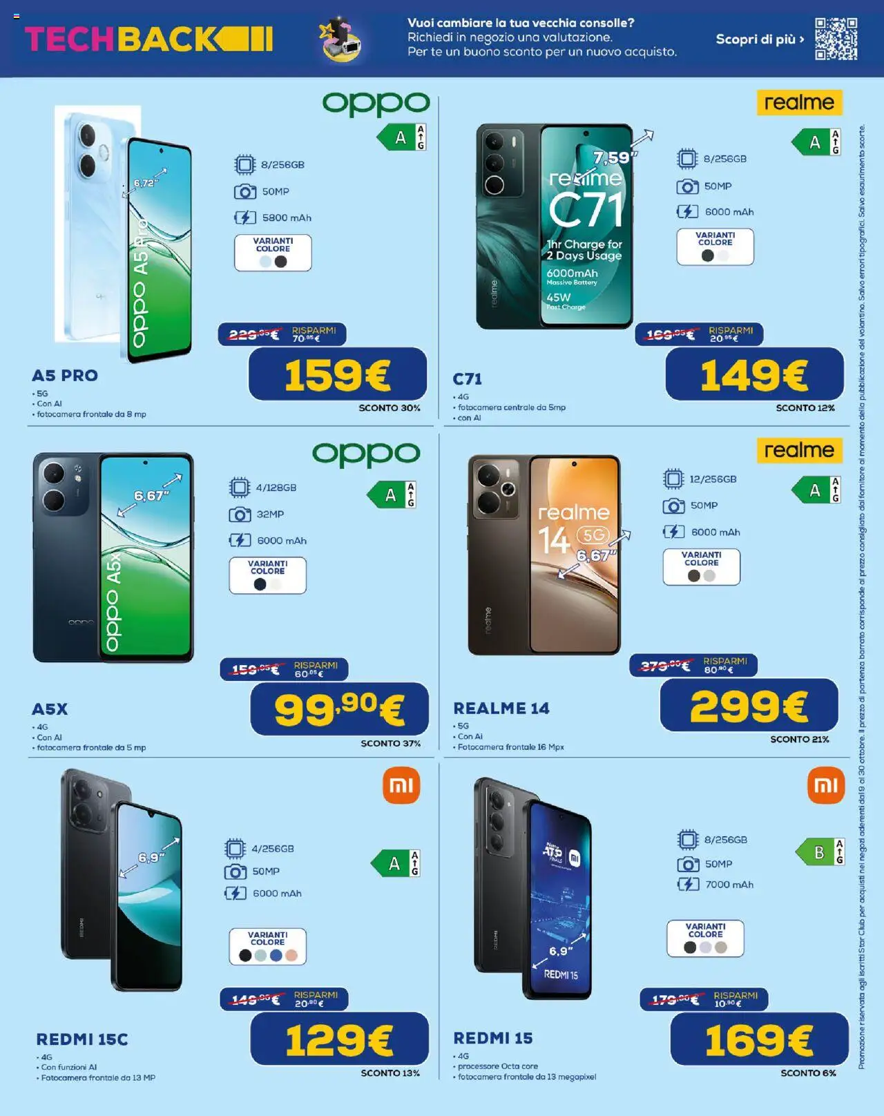 Volantino Euronics del 09.10.2025 | Pagina: 7 | Prodotti: Tè, Fotocamera
