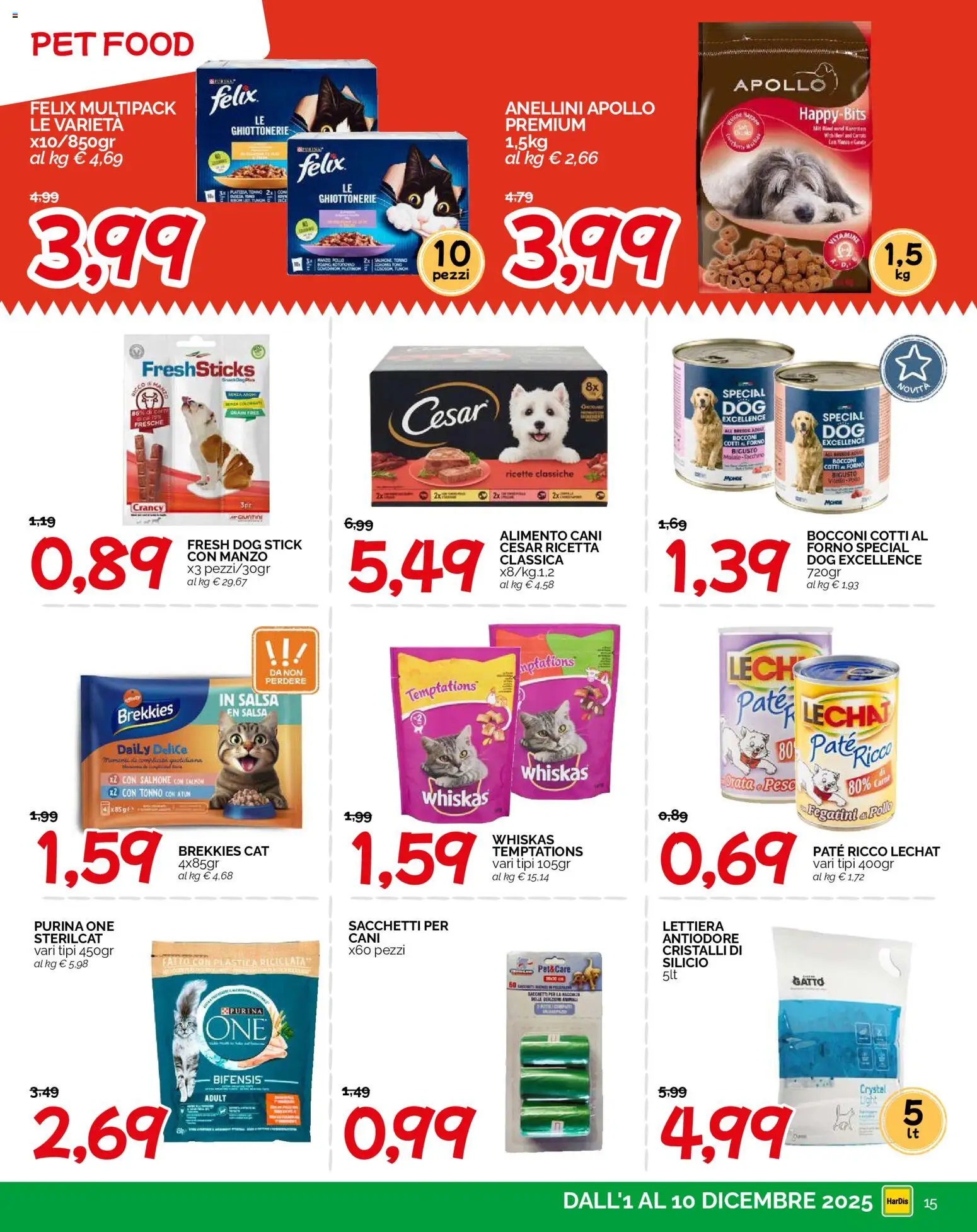Volantino HarDis del 01.12.2025 | Pagina: 15 | Prodotti: Salmone, Salsa, Tacchino, Forno