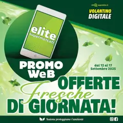 Anteprima del volantino Elite Supermercati Fresche di Giornata catalogo valido a partire dal 12.09.2025