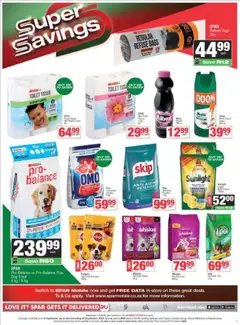 New Spar catalogue – valid from 08.09.2025 | Page: 7 | Products: Data, Detergente líquido, Switch, Dog food