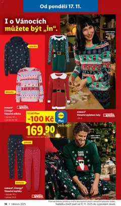 Náhled letáku esmara® Livergy® Vánoční mikina, dámská: XS-L, • pánská: M-XXL od 20.10.2025 | Strana: 16 | Produkty: Šaty, Mikina, Tepláky