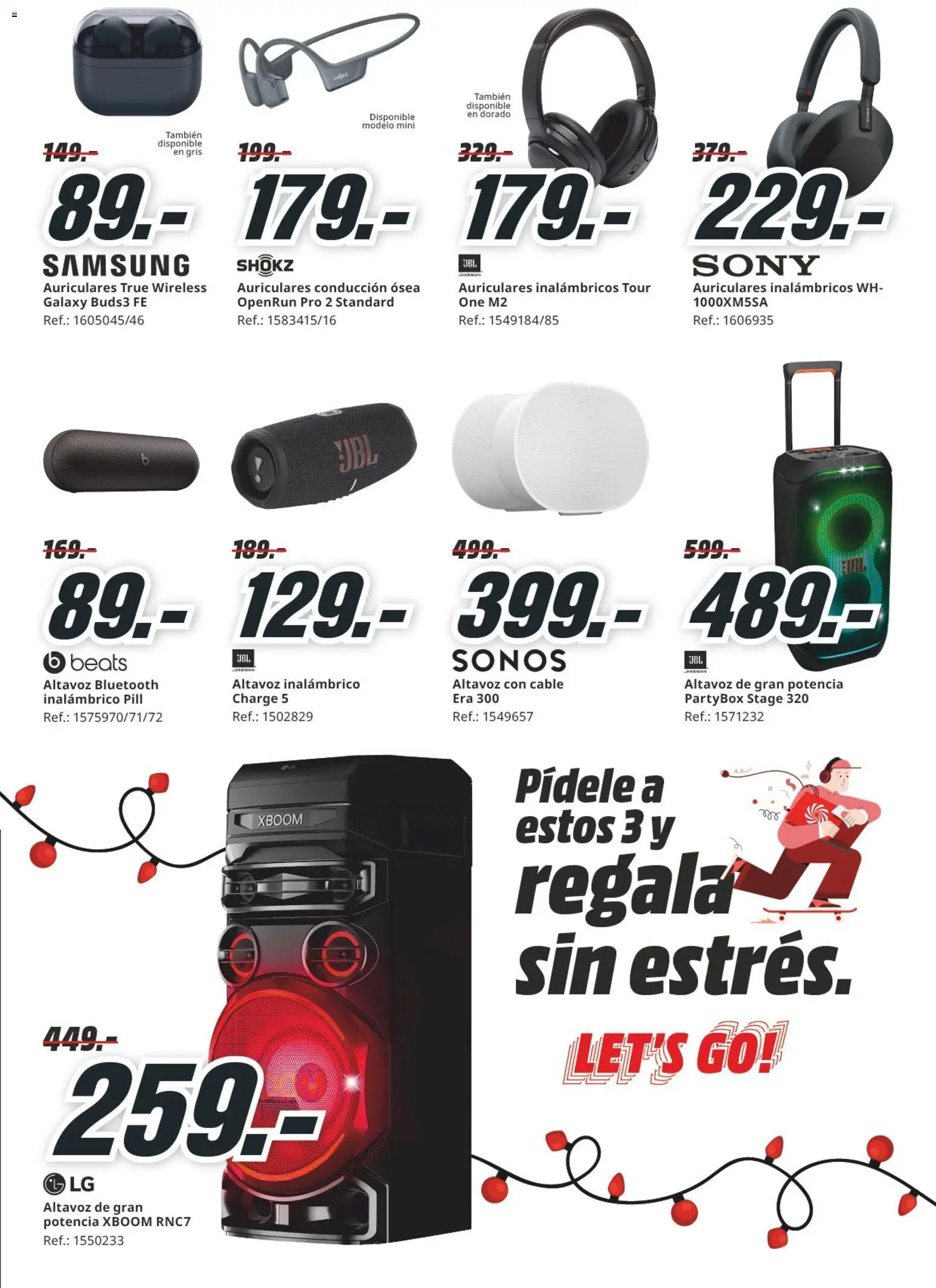 Media Markt folleto │ válido desde el 26.12.2025 | Página: 16 | Productos: Auriculares, Cable, Altavoz