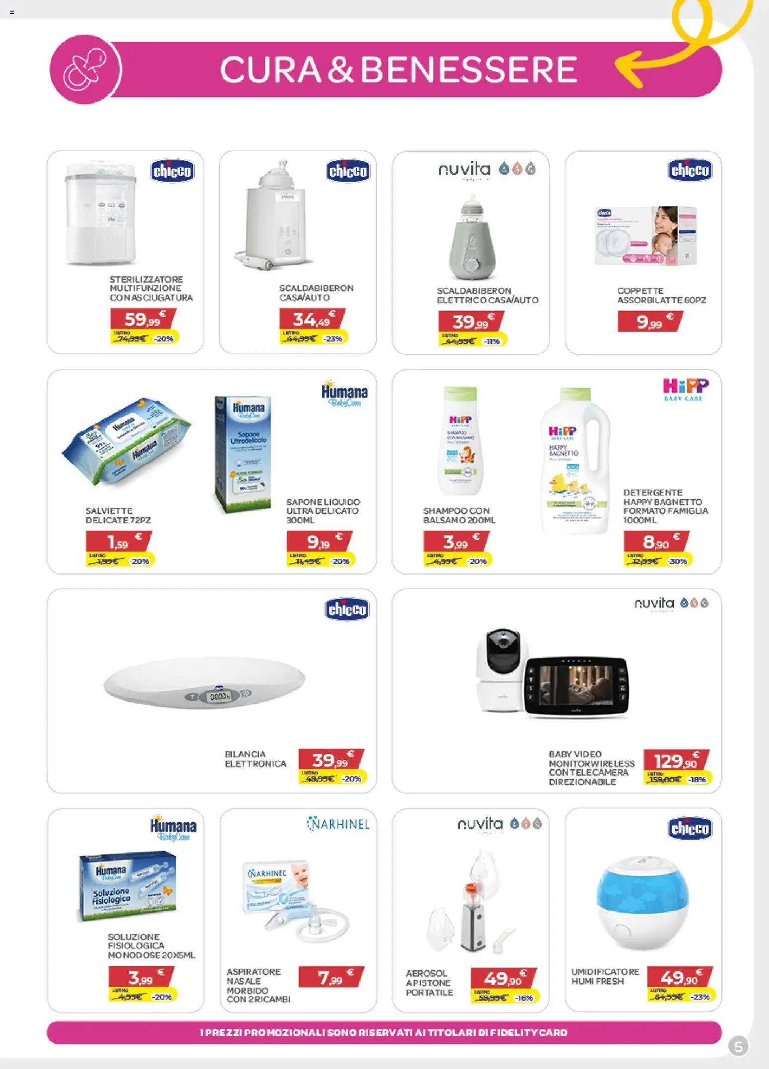 Volantino Bimbo store del 22.10.2025 | Pagina: 5 | Prodotti: Balsamo, Sapone, Detergente, Video