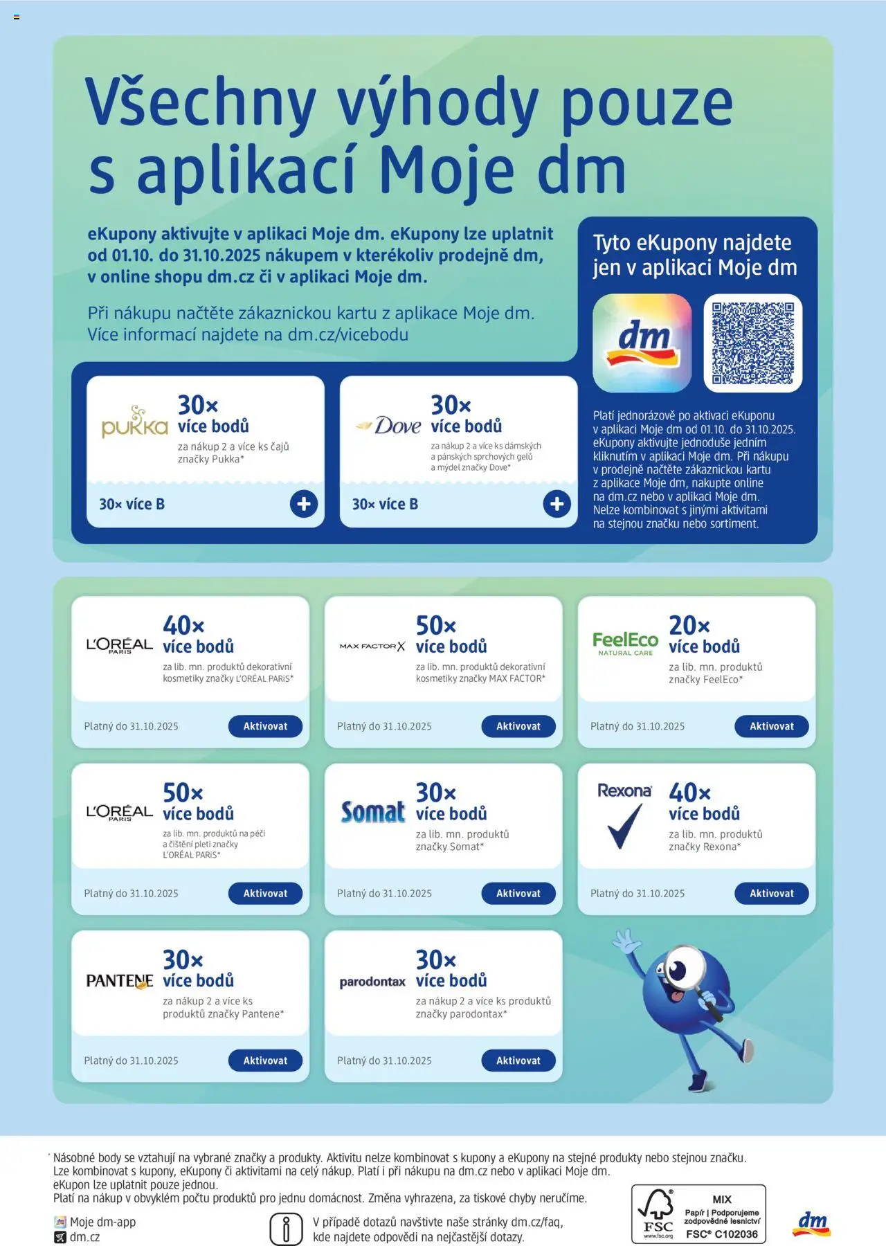 dm drogerie leták od 09.10.2025 | Strana: 16 | Produkty: Parodontax, Somat, Rexona, Body