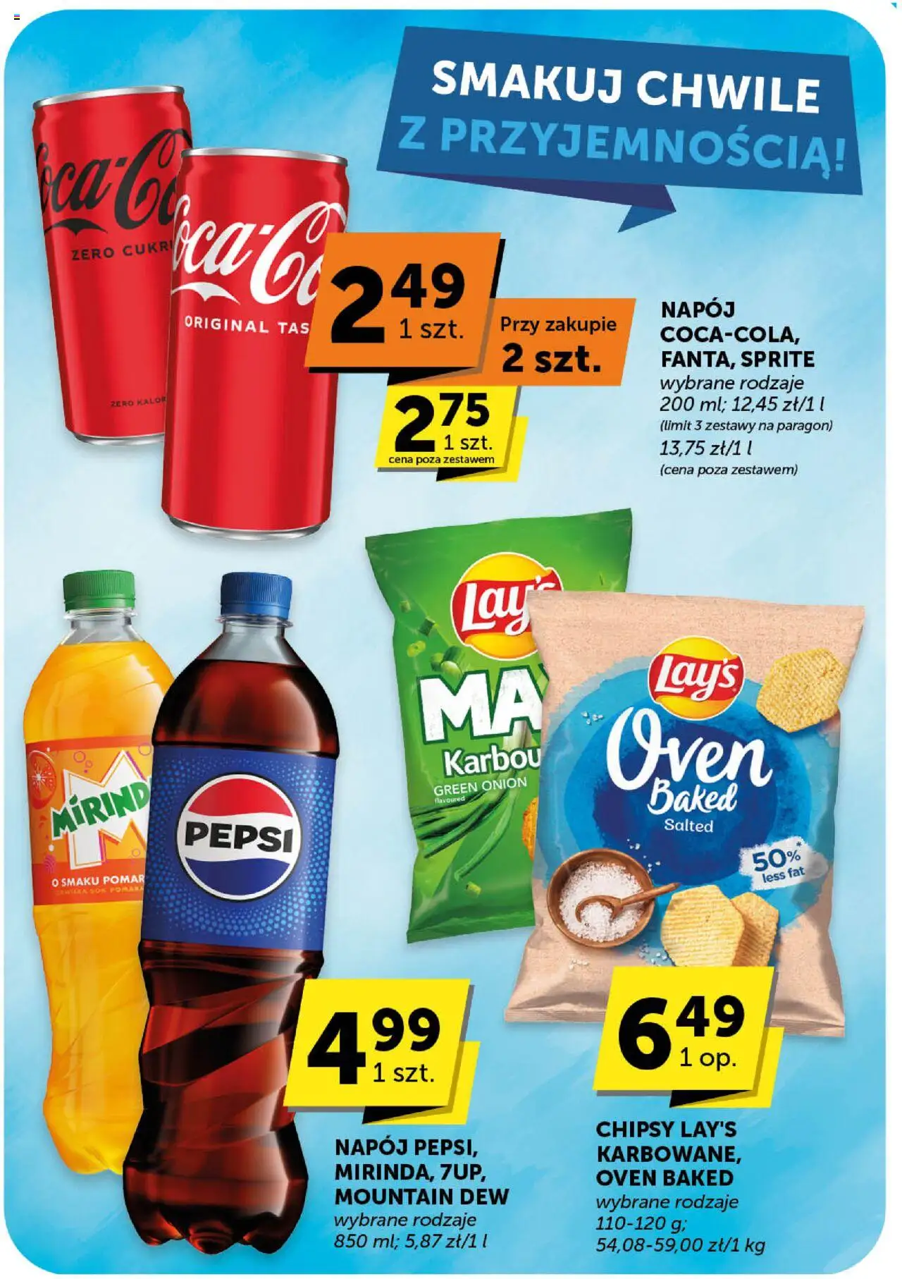 Euro Sklep Gazetka - Minimarket od 16.10.2025 | Strona: 25 | Produkty: Chipsy, Pepsi, Sprite, Sok