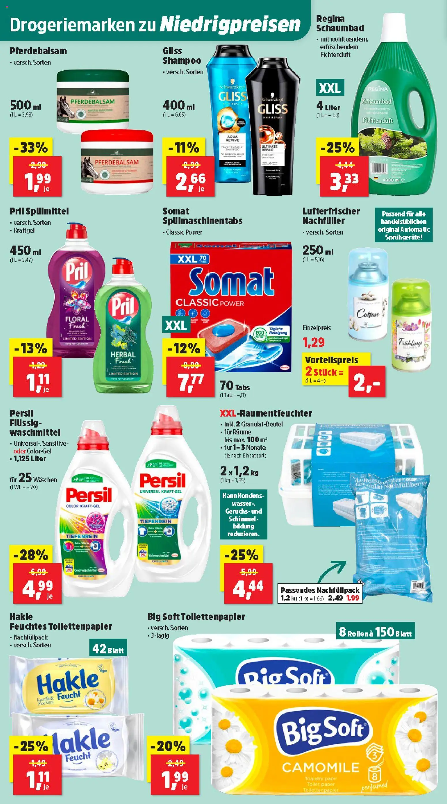 Thomas Philipps Flugblatt gültig ab 05.01.2026 | Seite: 6 | Produkte: Spülmaschinentabs, Wasser, Shampoo, Waschmittel