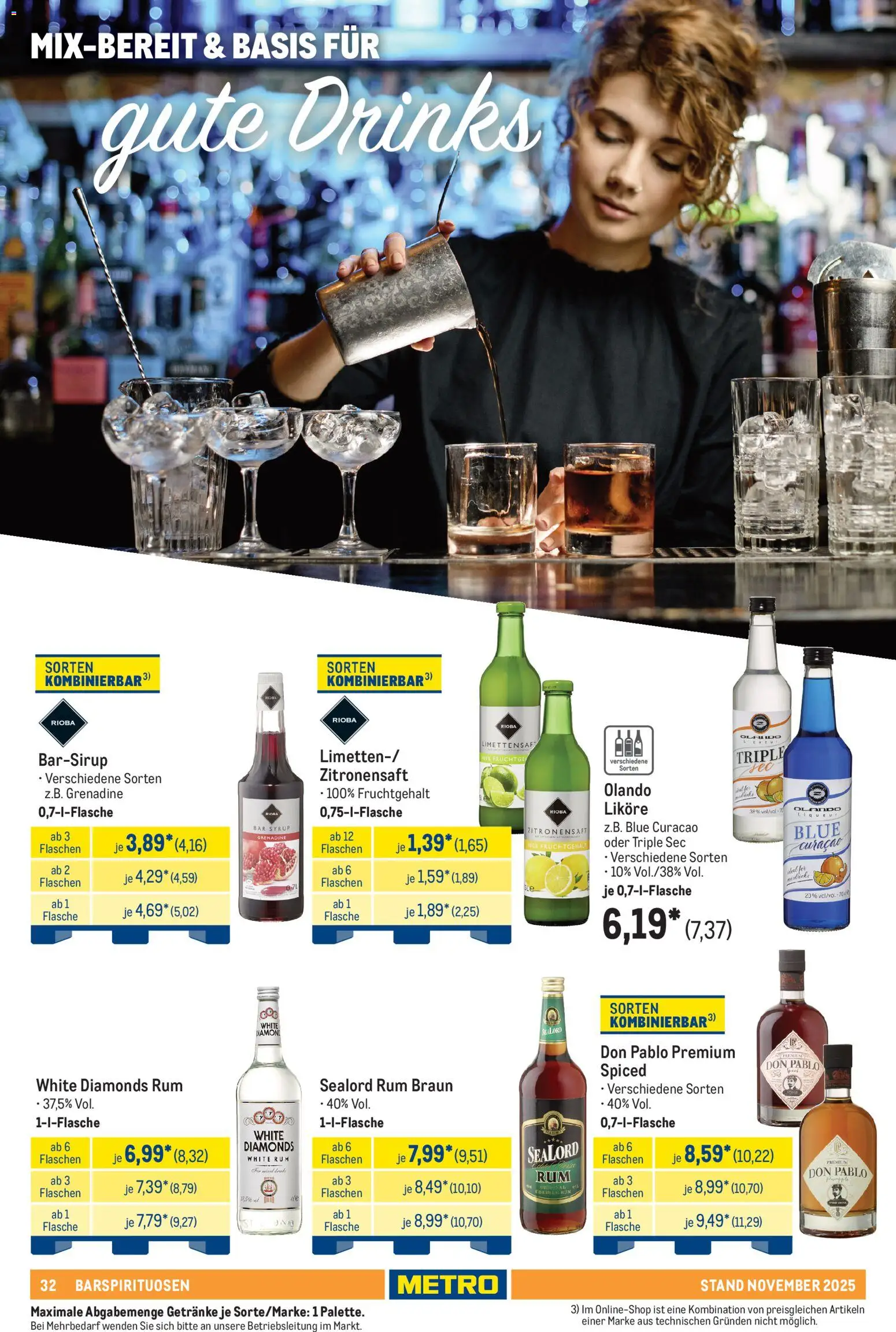 Metro - Hauswein-Katalog – gültig ab 12.11.2025 | Seite: 32 | Produkte: Rum