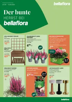 bellaflora Flugblatt ab 04.09.2025 gültig