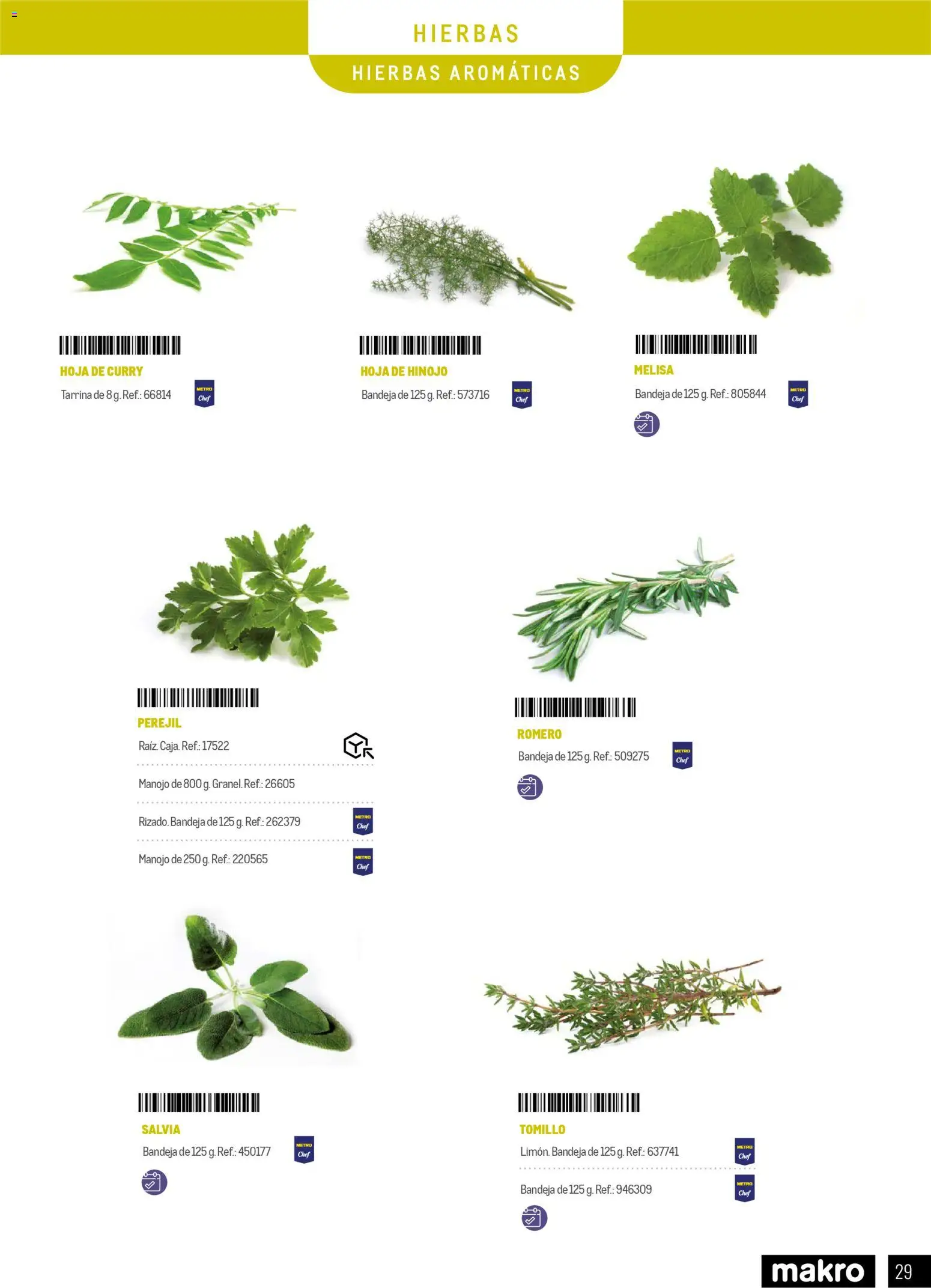 Makro - Especial Frutas y Verduras Península │ válido desde el 05.01.2026 | Página: 29 | Productos: Bandeja