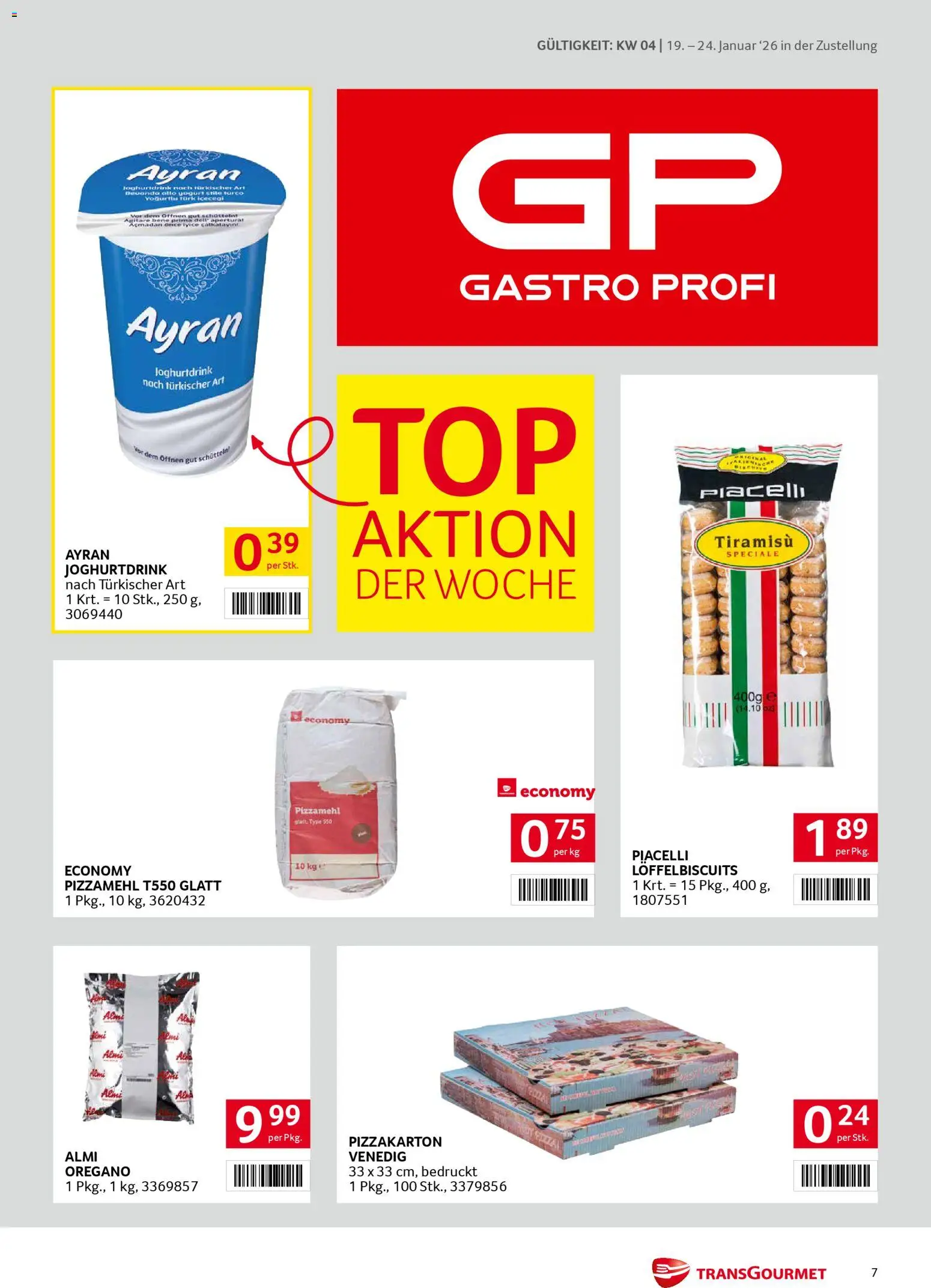 Transgourmet Zustellaktion gültig ab 19.01.2026 | Seite: 7