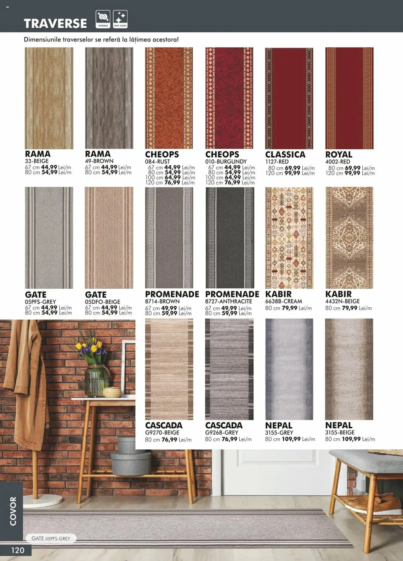 Noul catalog Diego – valabil de la 01.04.2024 | Pagină: 120 | Produse: Covor, Traverse