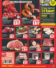 Bauern Gut Jagdwurst Berliner Art, herzhaft im Geschmack ab 13.04.2026 gültig | Seite: 5 | Produkte: Rinderrouladen, Schweinebauch, Wurst, Wein