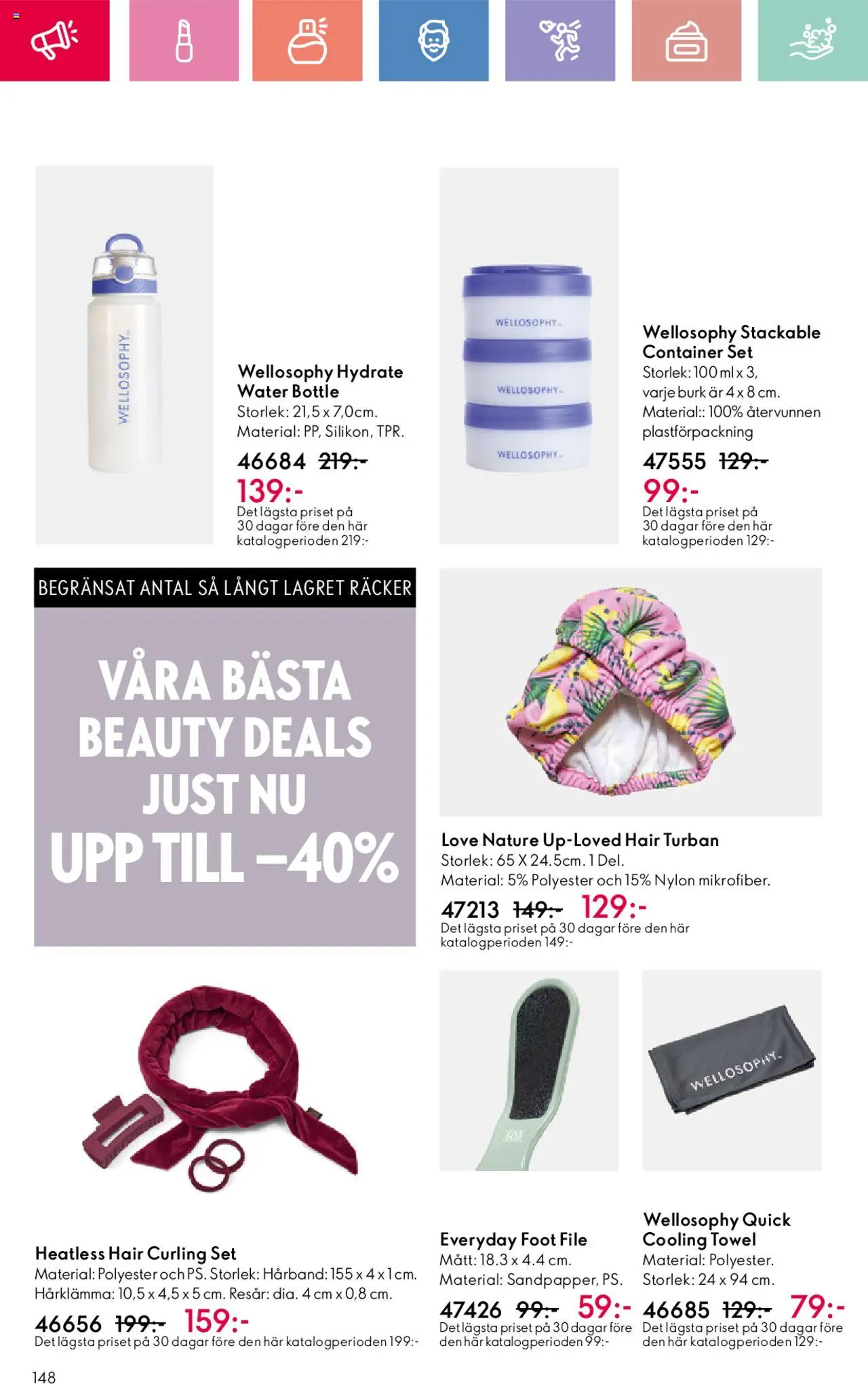 Oriflame reklamblad aktuell från 01.06.2025 | Sida: 148 | Produkter: Set, Hårband, Hårklämma