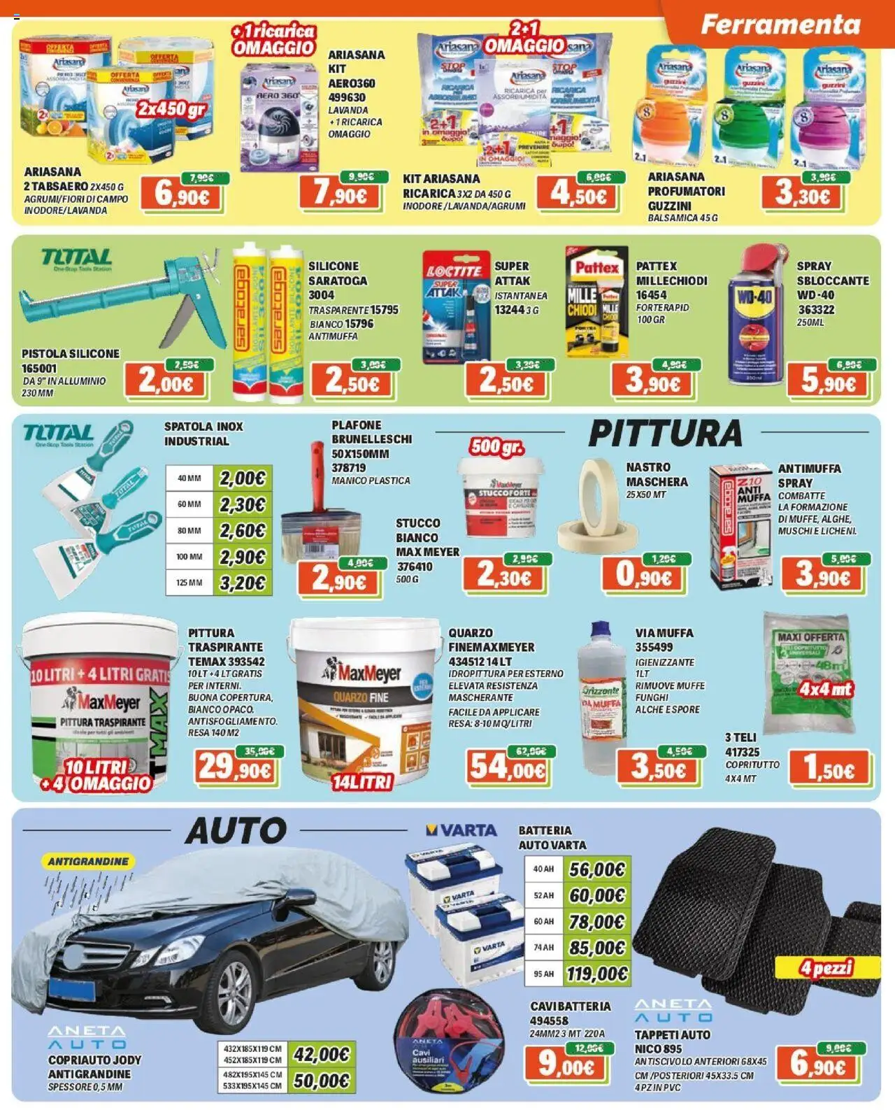 Volantino Orizzonte del 11.09.2025 | Pagina: 7 | Prodotti: Funghi, Stucco, Spatola, Batteria