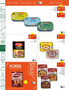 Pré-visualização Recheio folheto válido de 07.04.2026 | Página: 26 | Produtos: Atum, Azeite, Salsicha, Proteina