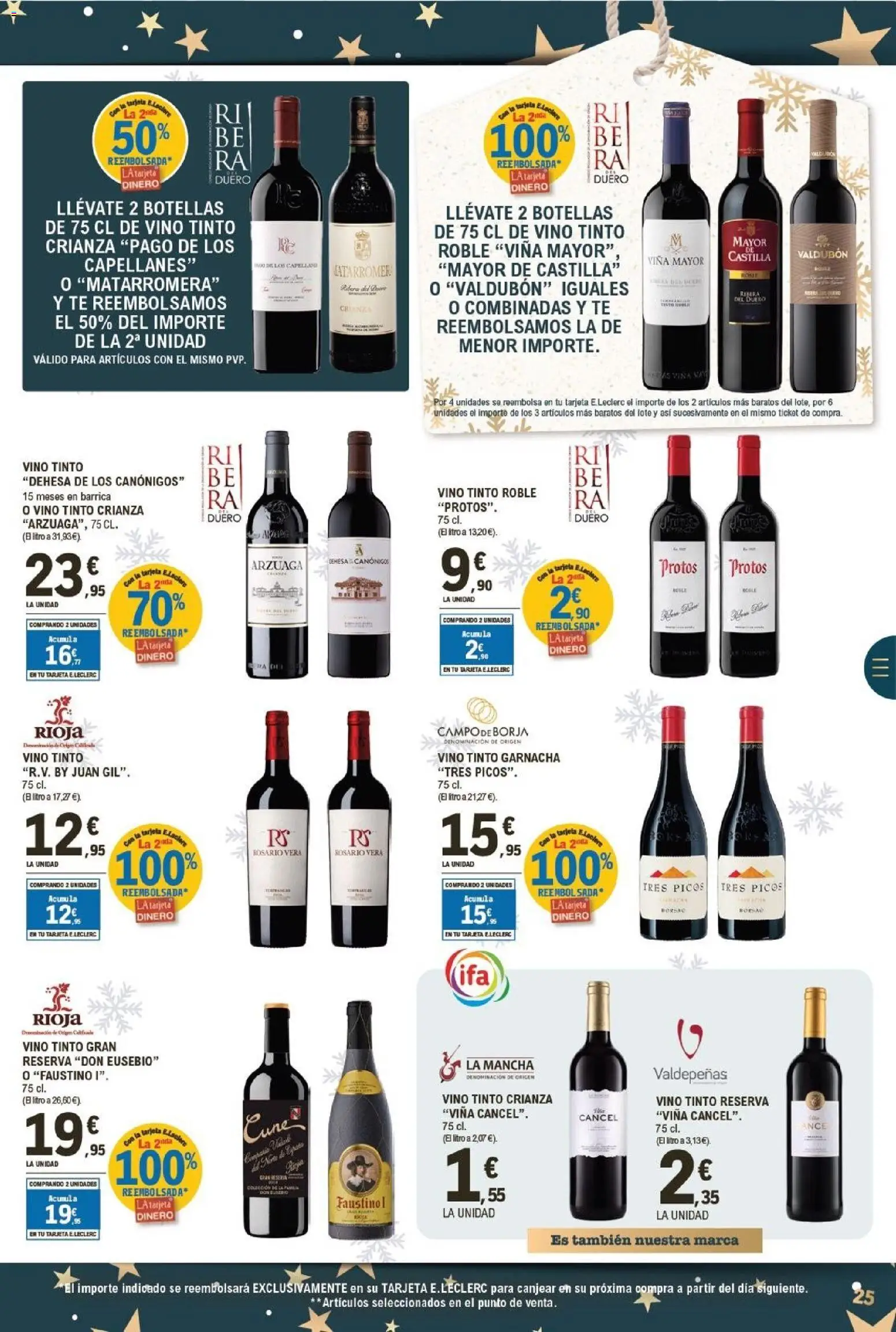 E.Leclerc folleto │ válido desde el 26.12.2025 | Página: 25 | Productos: Vino, Té