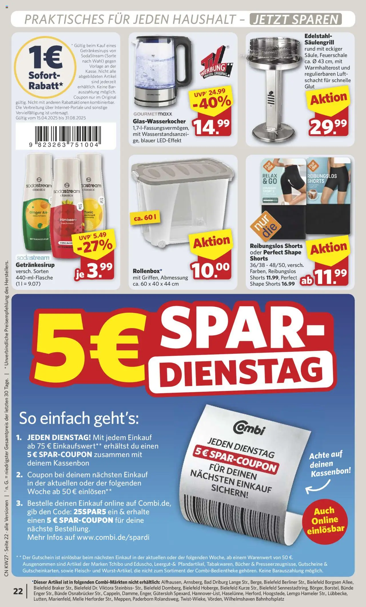 Combi Prospekt 	 - gültig ab dem 30.06.2025 | Seite: 34 | Produkte: Berliner, Box, Fleisch, Sodastream