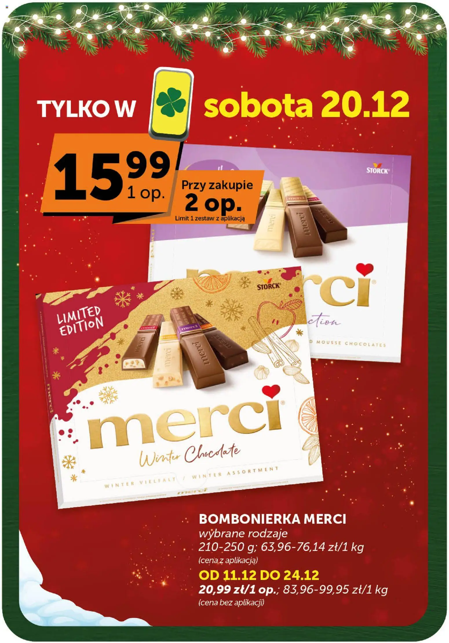 Groszek Gazetka od 11.12.2025 | Strona: 11 | Produkty: Bombonierka, Merci