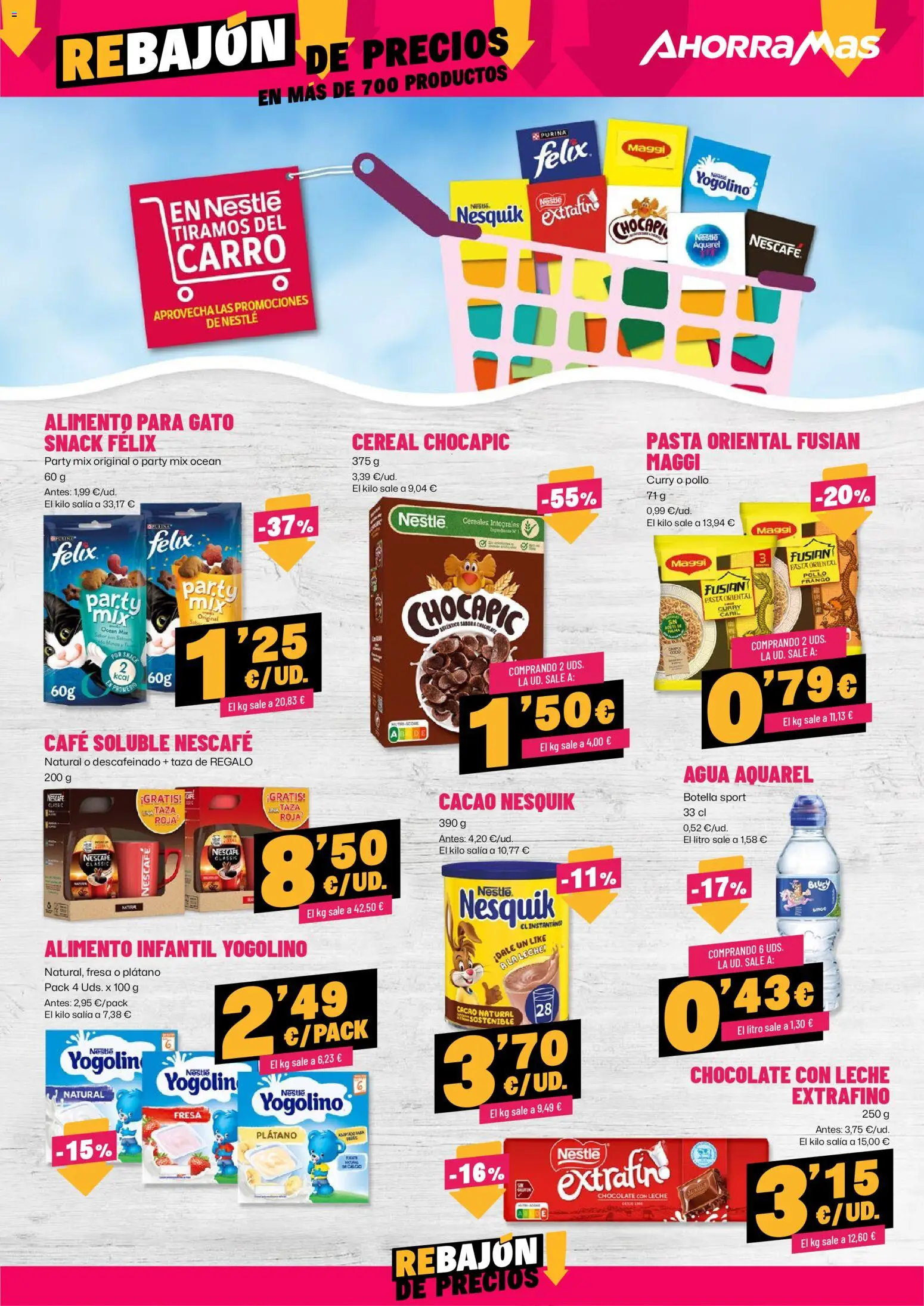 AhorraMas folleto │ válido desde el 09.04.2026 | Página: 9 | Productos: Café, Pasta, Chocolate con leche, Μηχανή καφέ