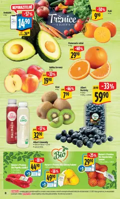 Náhled letáku Albert Black Friday od 12.11.2025 | Strana: 15 | Produkty: Bio citrony, Jablka, Kiwi, Avokádo