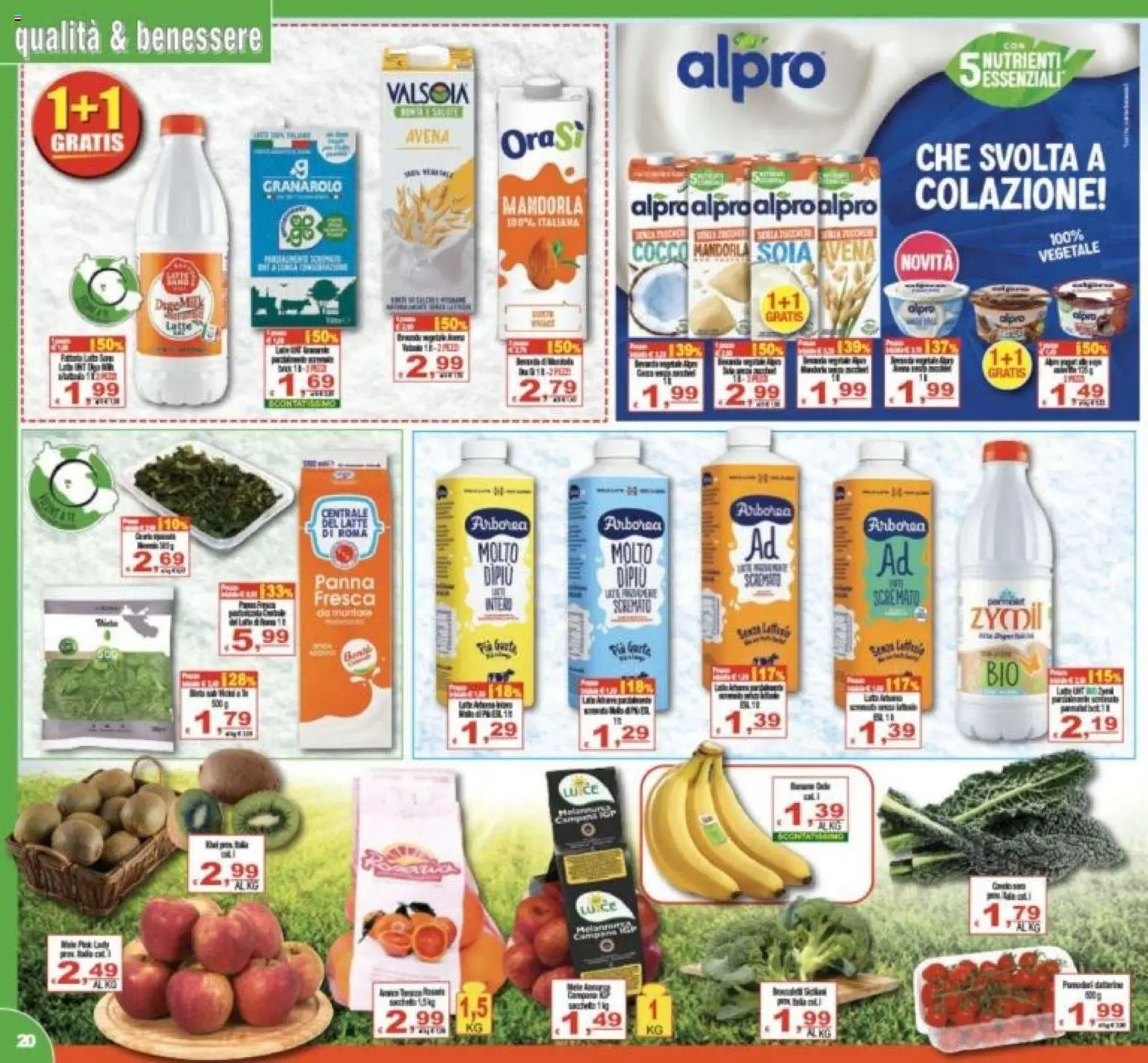 Volantino CTS del 13.02.2026 | Pagina: 20 | Prodotti: Panna, Latte, Cocco