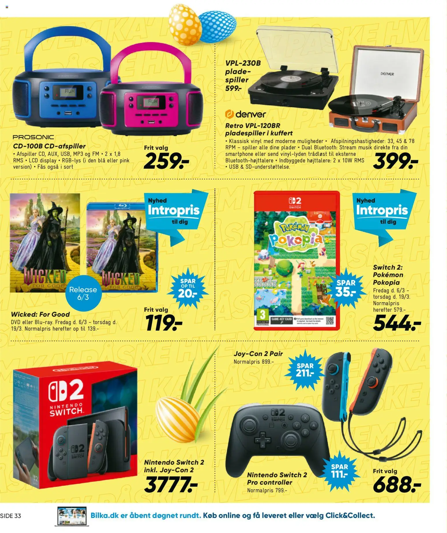 Bilka tilbudsavis – gyldig fra 06.03.2026 | Side: 37 | Produkter: Mp3, Smartphone, Kuffert, Nintendo Switch