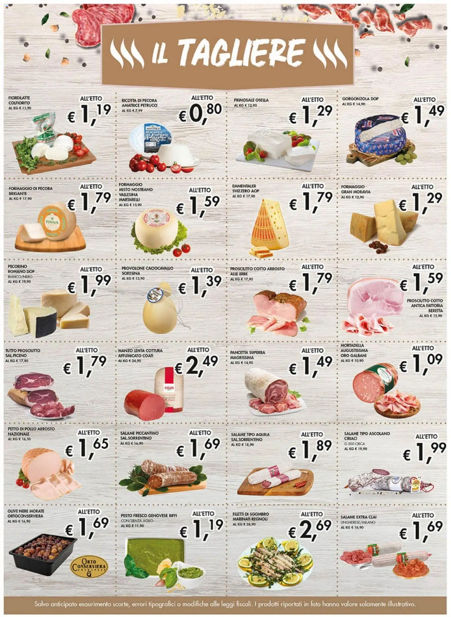 Volantino Coal del 27.12.2025 | Pagina: 5 | Prodotti: Petto di Pollo, Olive, Prosciutto, Pecorino Romano