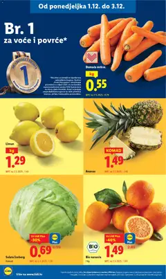 Ananas, Fresh pineapple - Pregled kataloga iz trgovine Lidl, vrijedi od 01.12.2025 | Stranica: 2