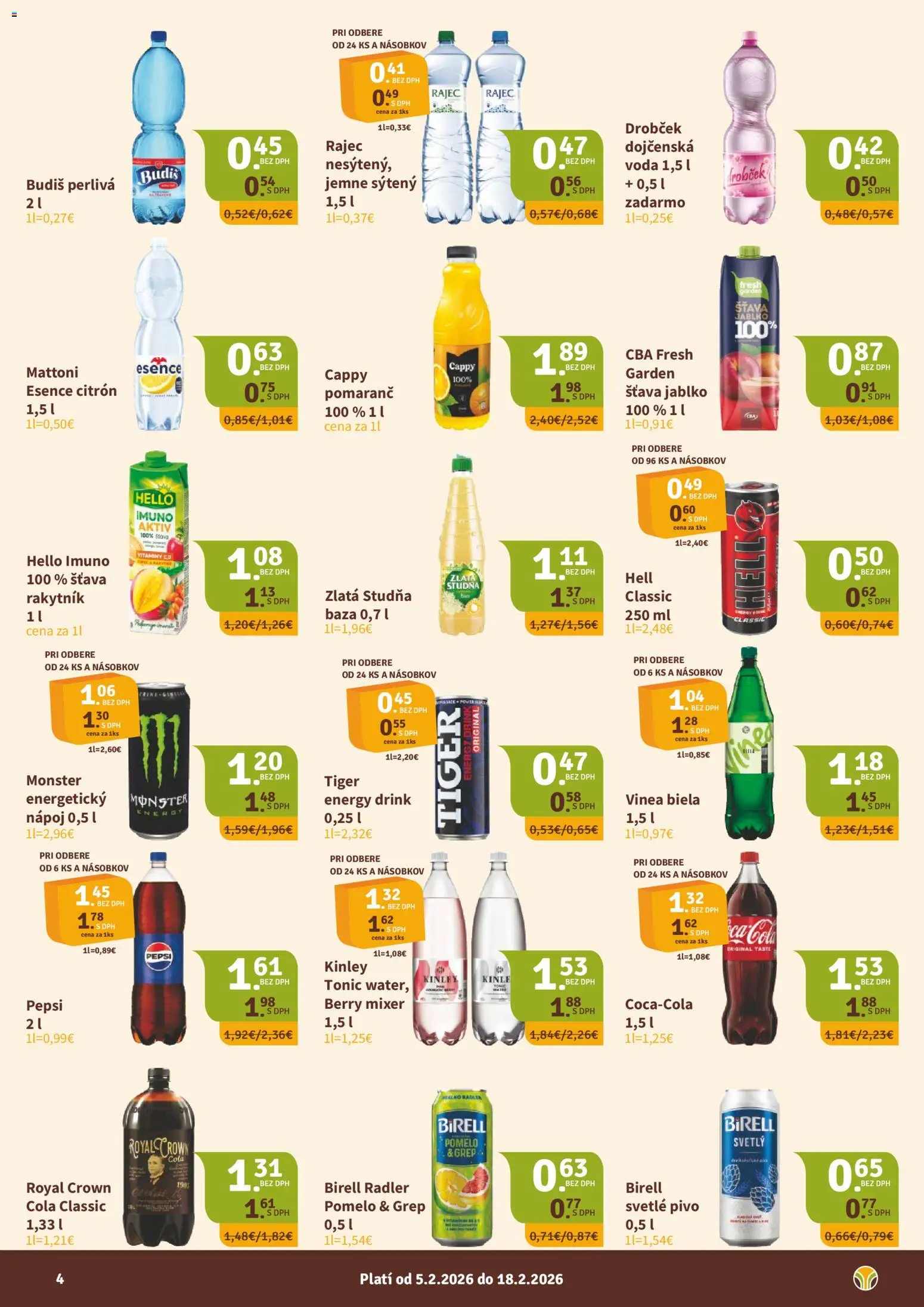 Nové Nitrazdroj akcie – leták je platný od 05.02.2026 | Strana: 4